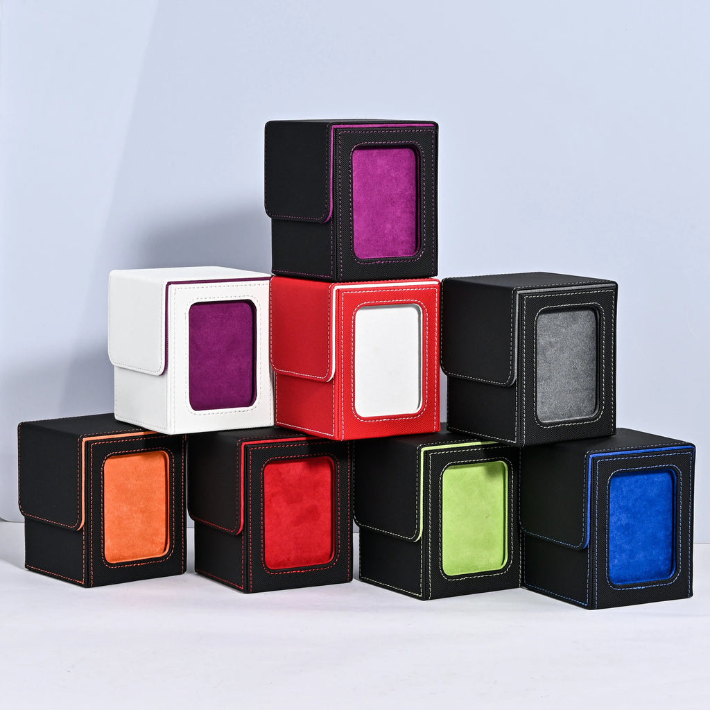 Trading Card Deck Box with Display Window