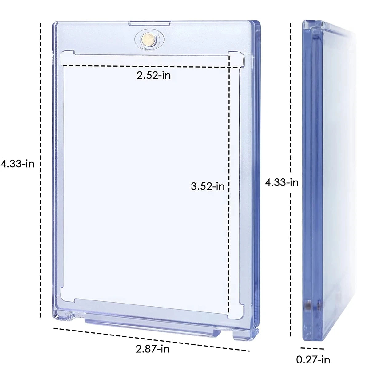 35PT Magnetic Holder Trading Cards Protectors